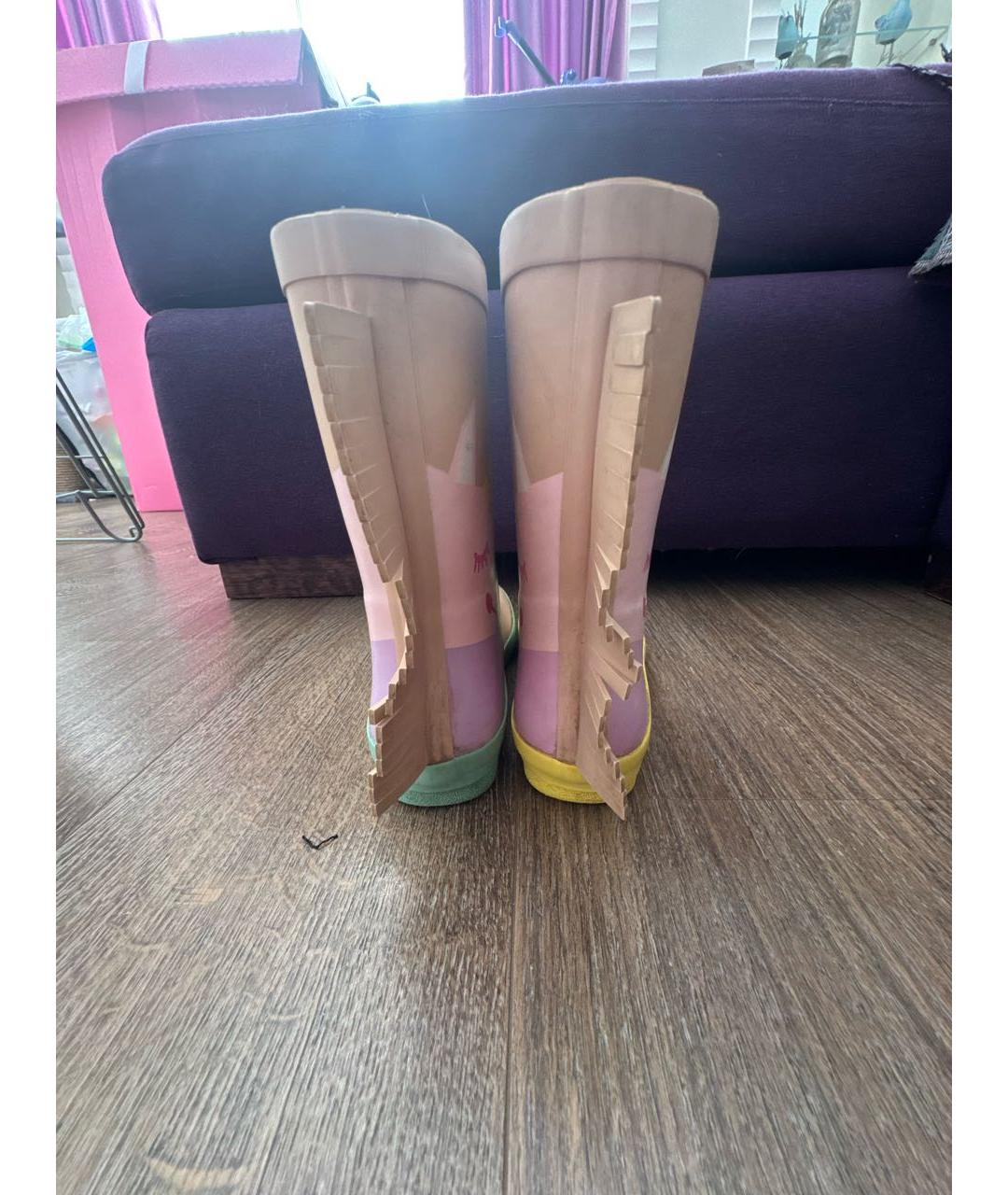 STELLA MCCARTNEY KIDS Розовые резиновые сапоги, фото 4