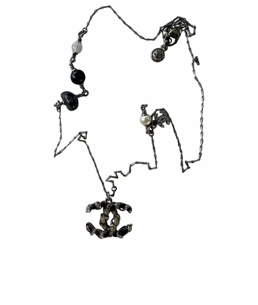 CHANEL Серебряная металлическая подвеска, фото 1
