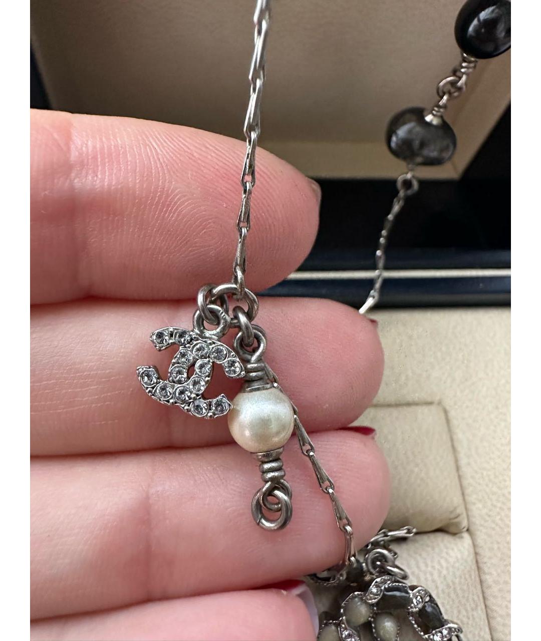 CHANEL Серебряная металлическая подвеска, фото 7