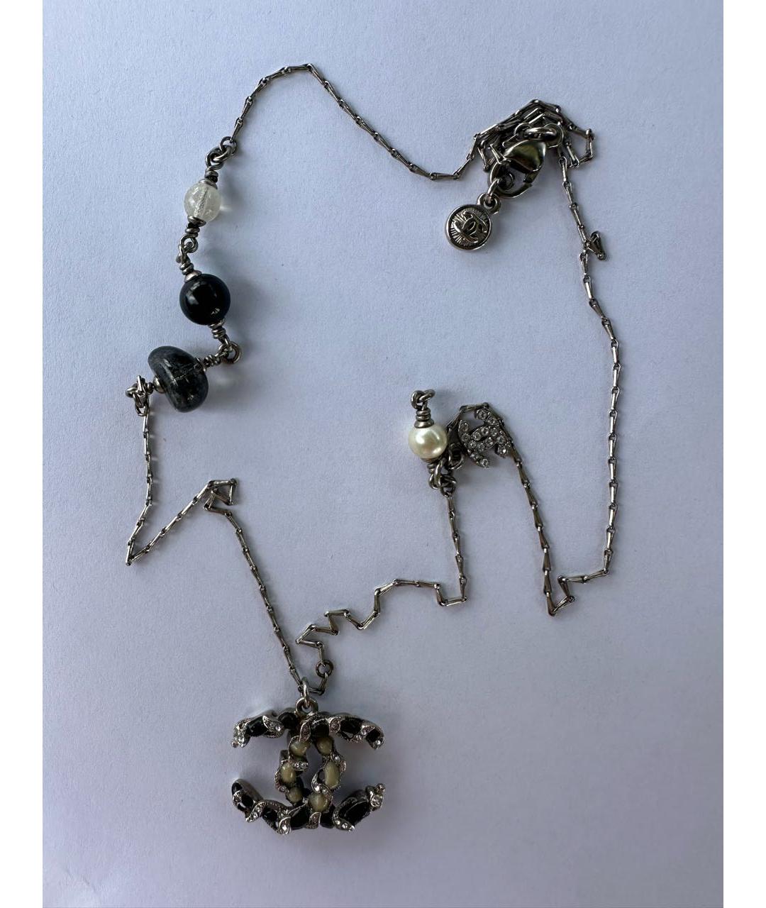 CHANEL Серебряная металлическая подвеска, фото 8