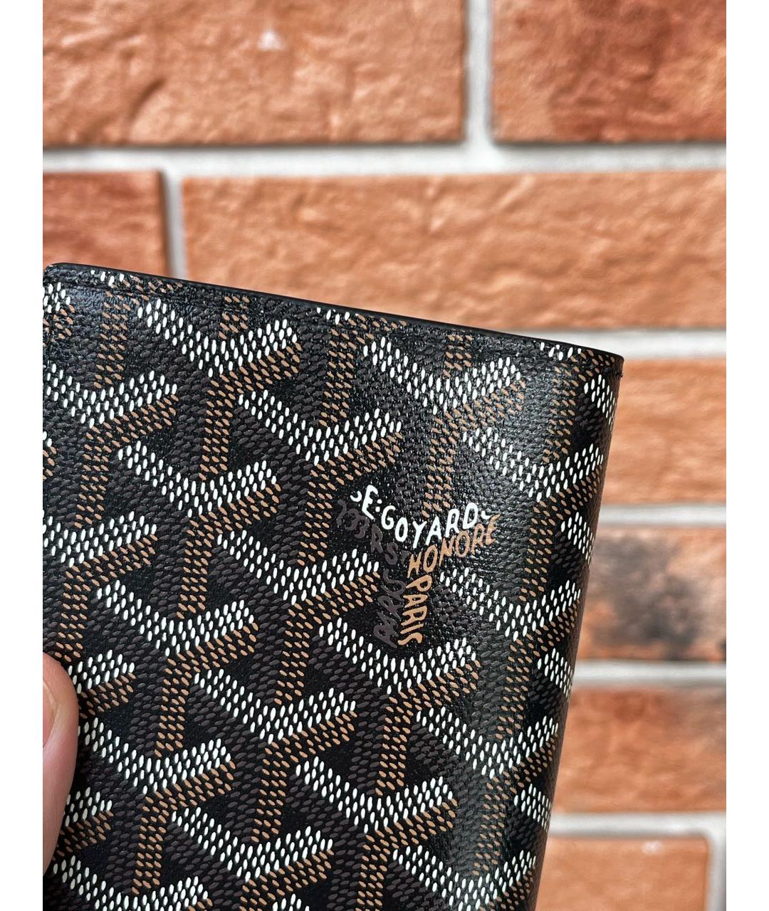 GOYARD Черный кошелек, фото 2