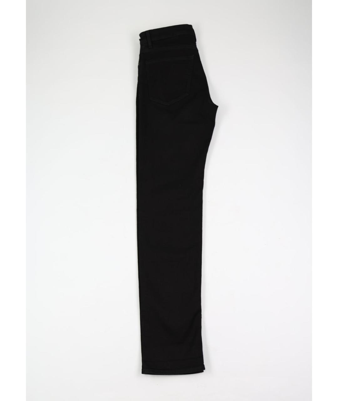 HUGO BOSS Черные хлопко-эластановые прямые джинсы, фото 2