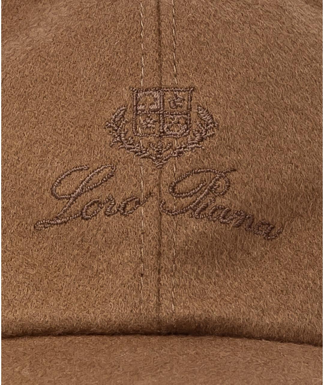 LORO PIANA Коричневая кашемировая кепка/бейсболка, фото 2