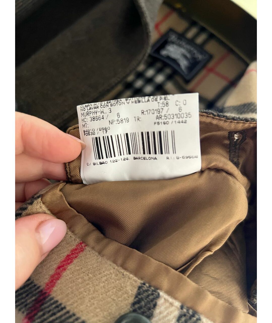 BURBERRY VINTAGE Коричневое шерстяное пальто, фото 5