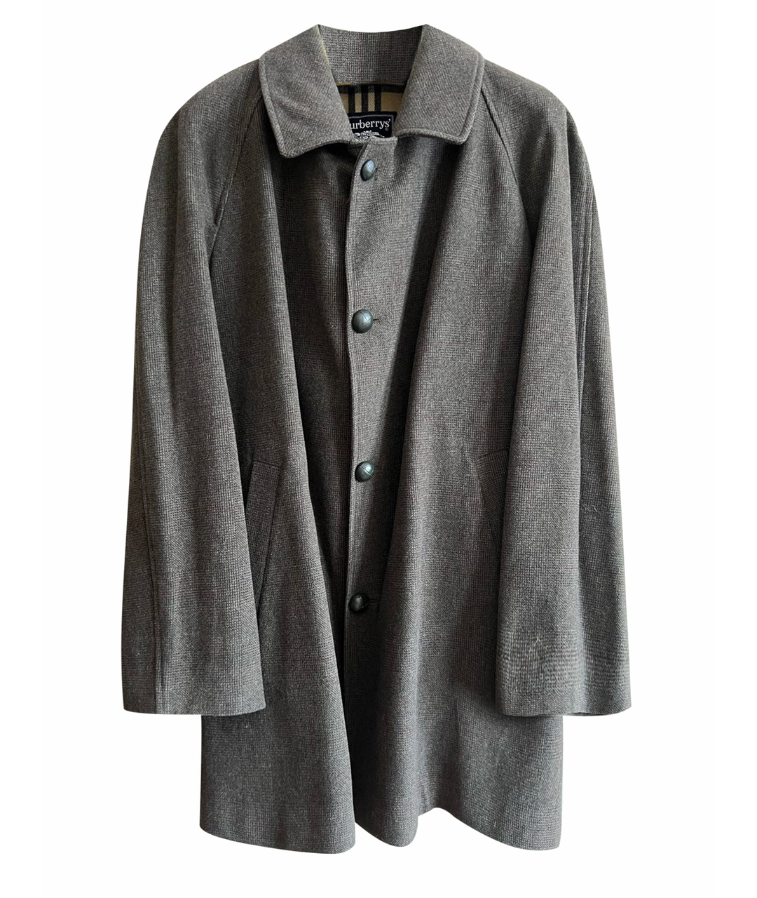 BURBERRY VINTAGE Коричневое шерстяное пальто, фото 1