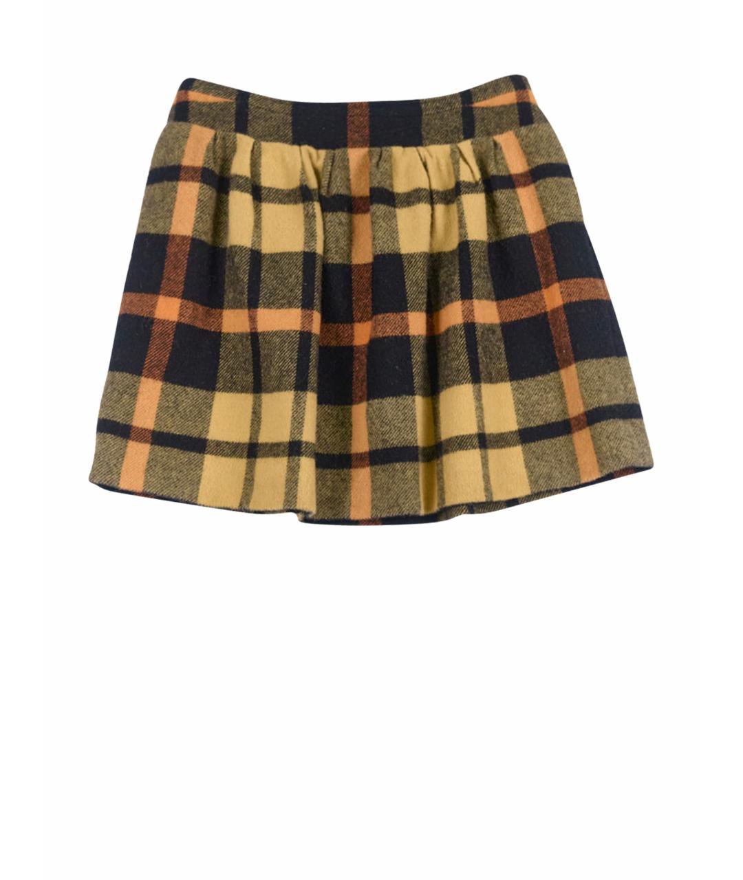 SONIA RYKIEL Черная шерстяная юбка мини, фото 1