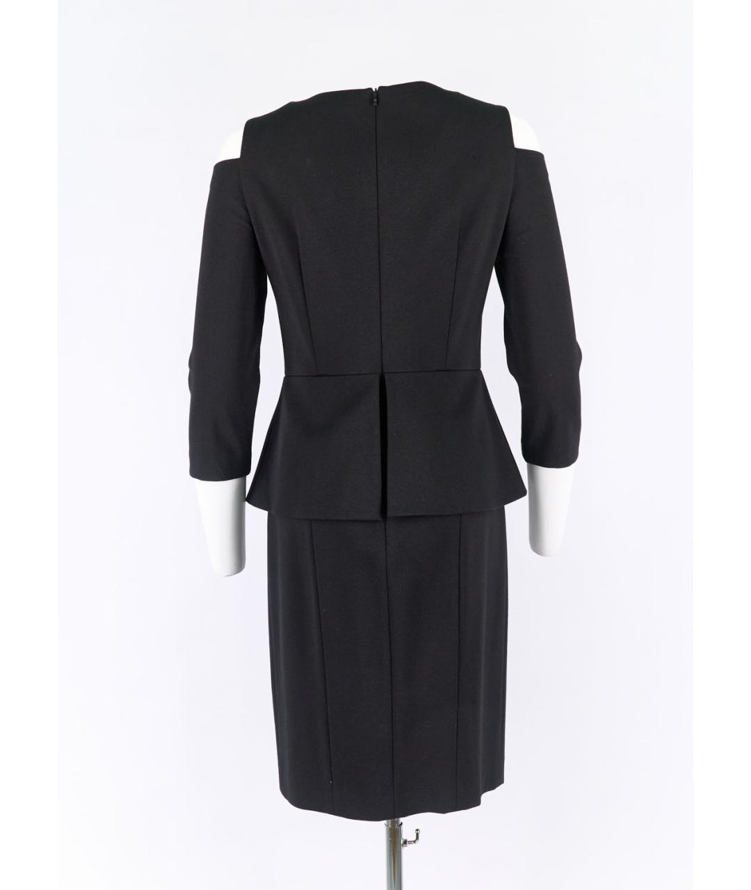 HUGO BOSS Черное вискозное коктейльное платье, фото 2