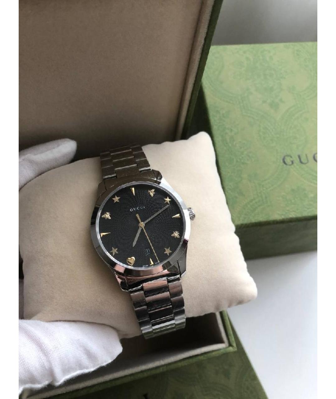 GUCCI Серые часы, фото 2