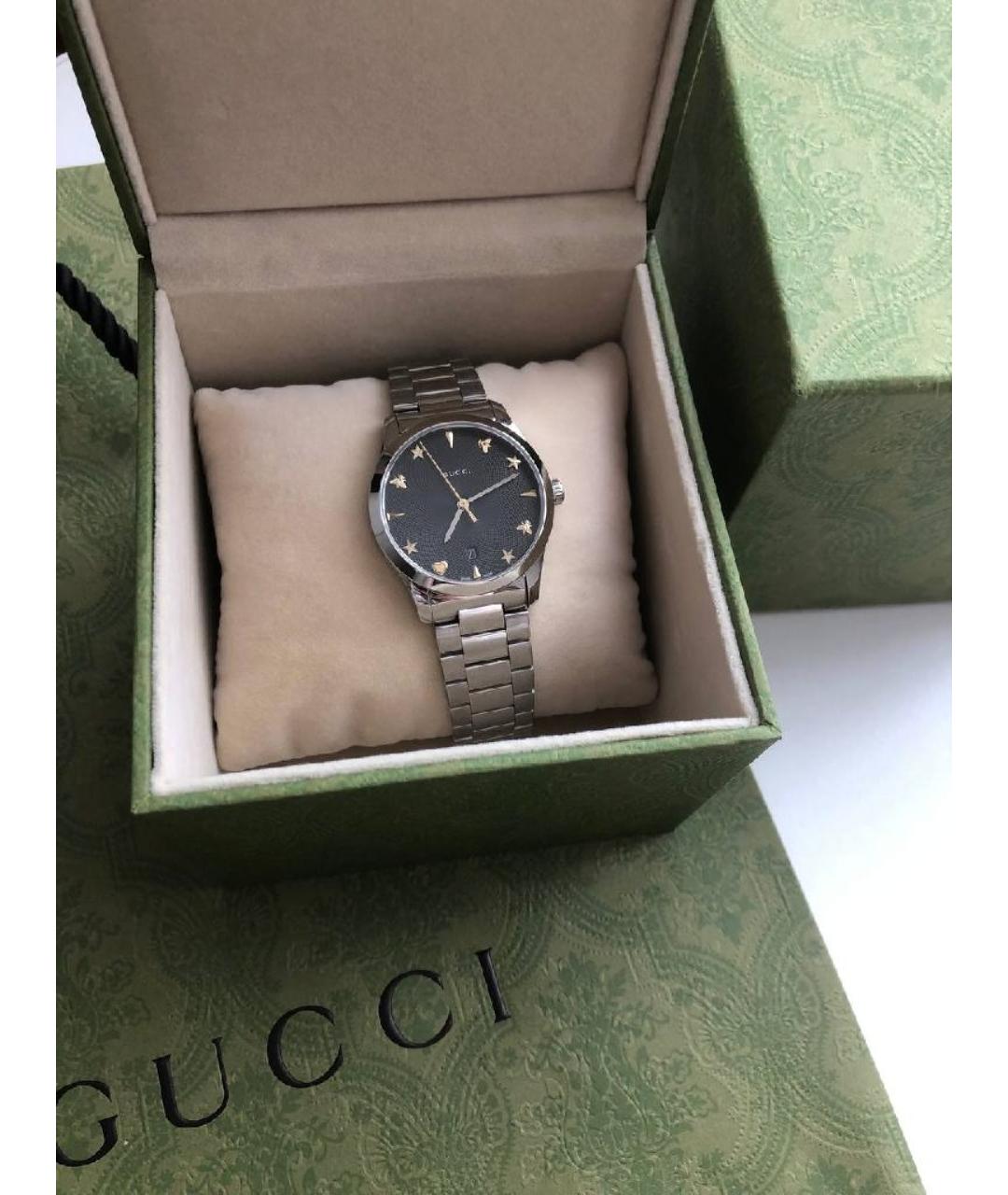 GUCCI Серые часы, фото 3