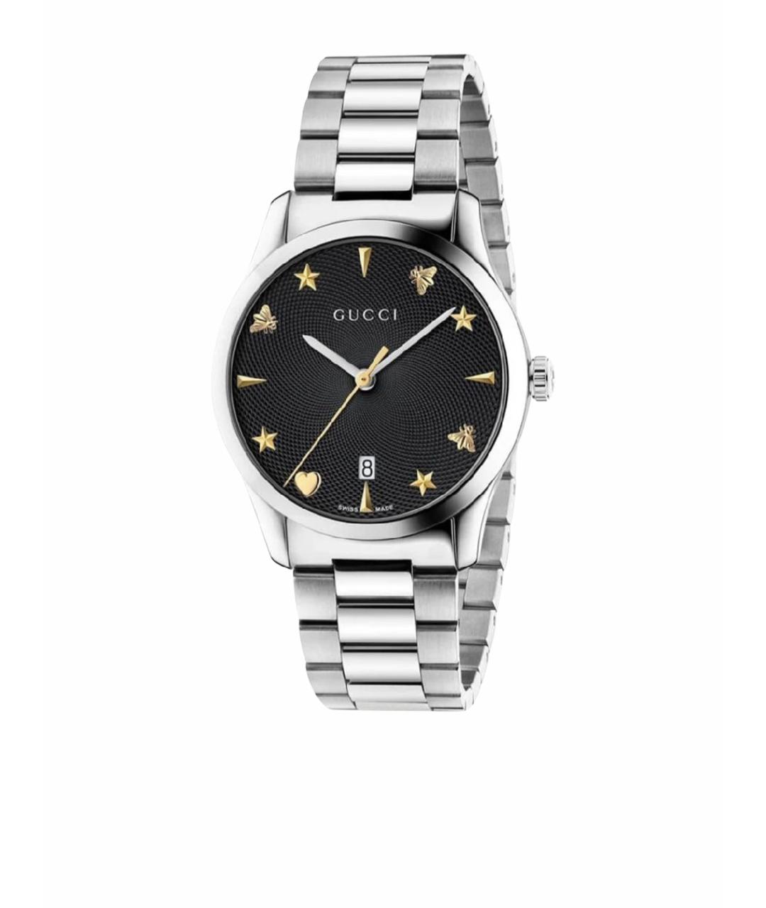 GUCCI Серебряные часы, фото 1