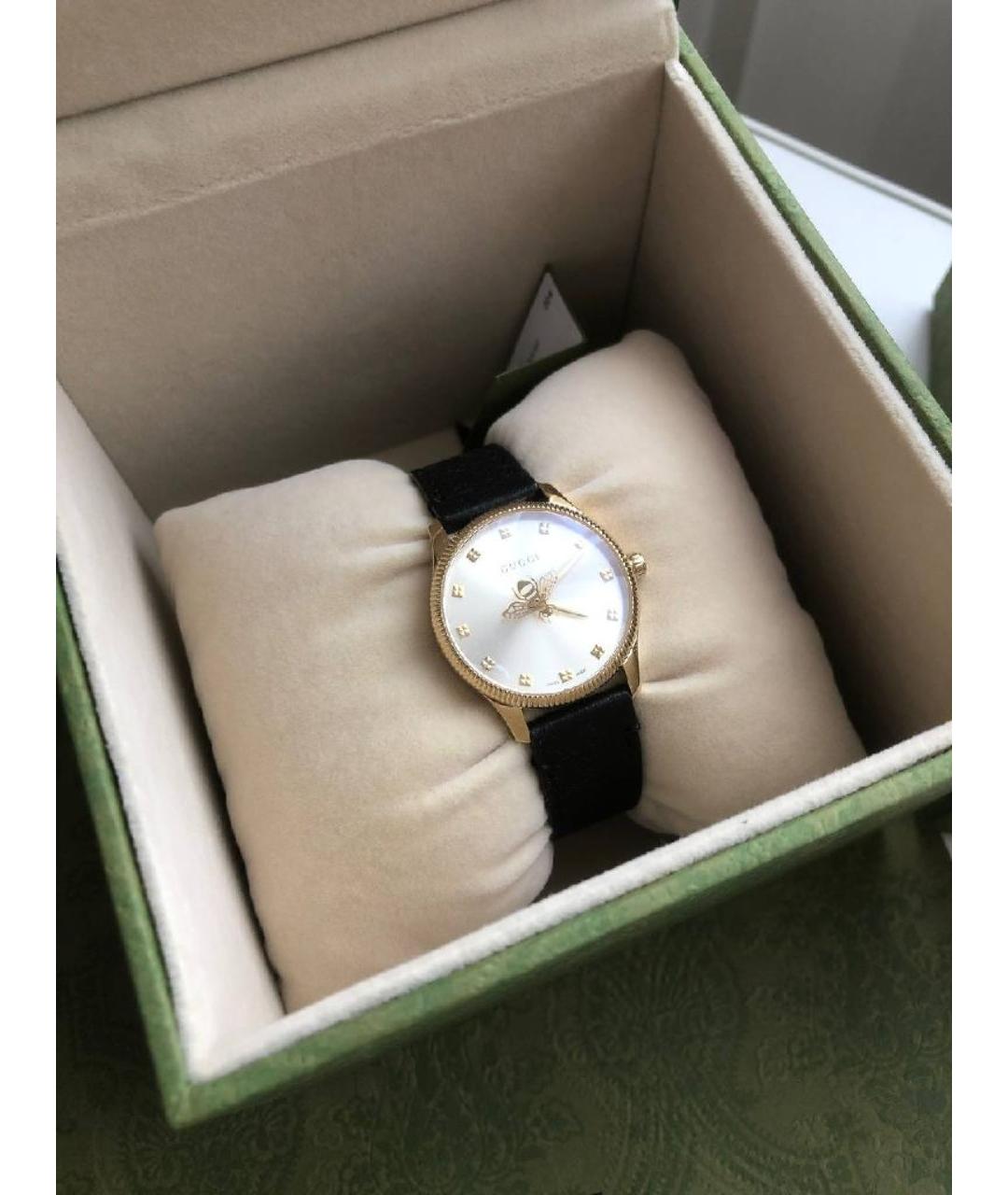 GUCCI Черные часы, фото 3