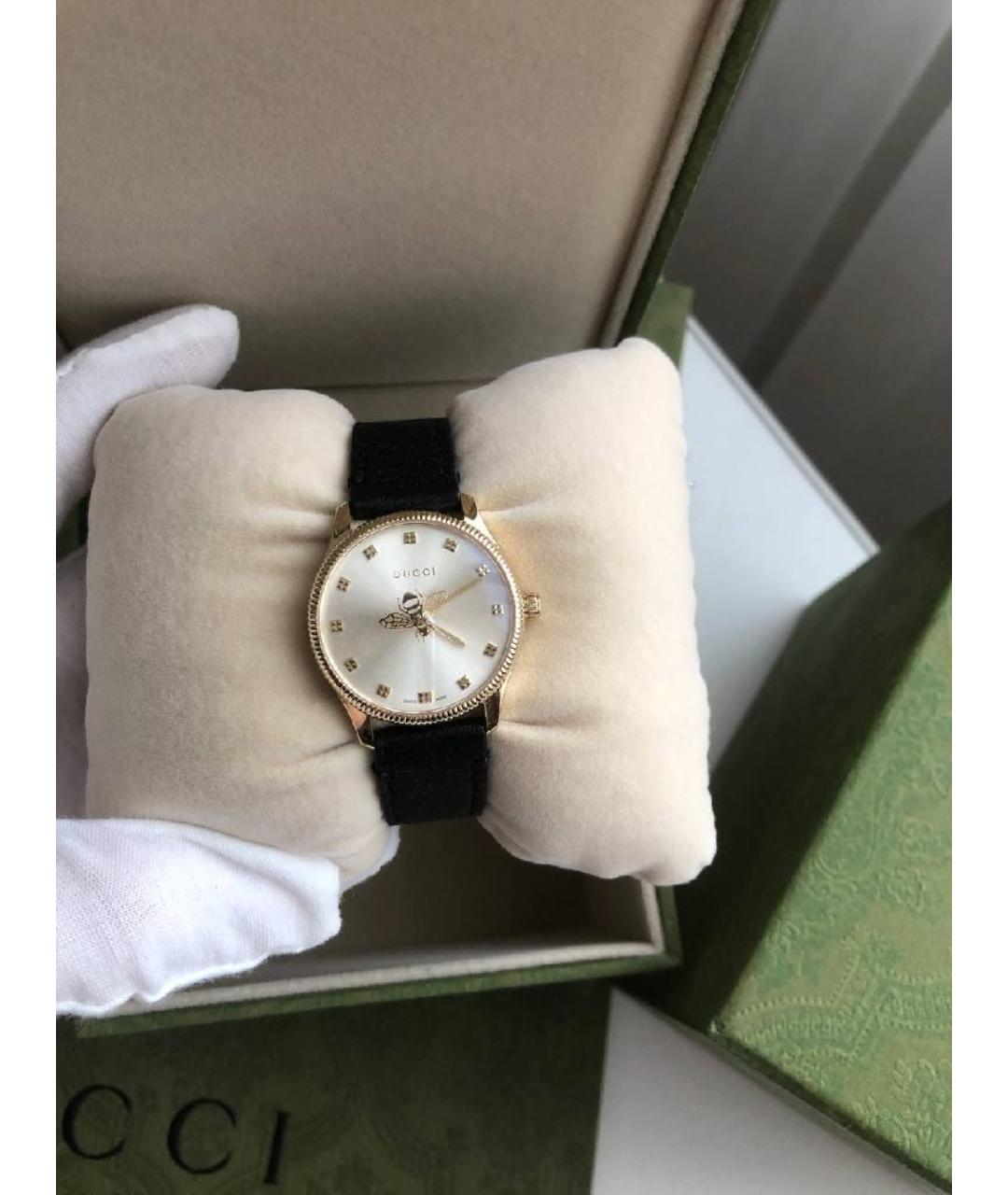 GUCCI Черные часы, фото 4