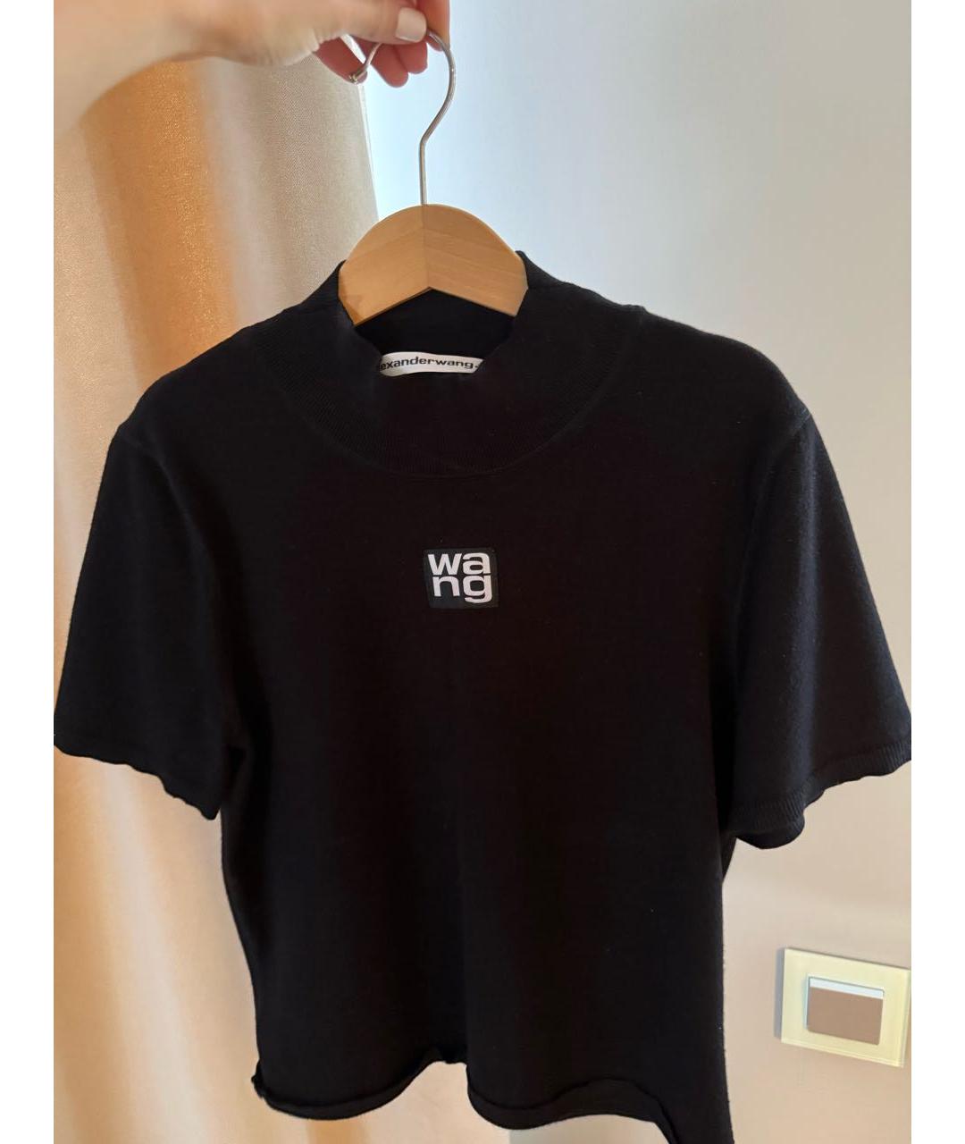 ALEXANDER WANG Черная майка, фото 3