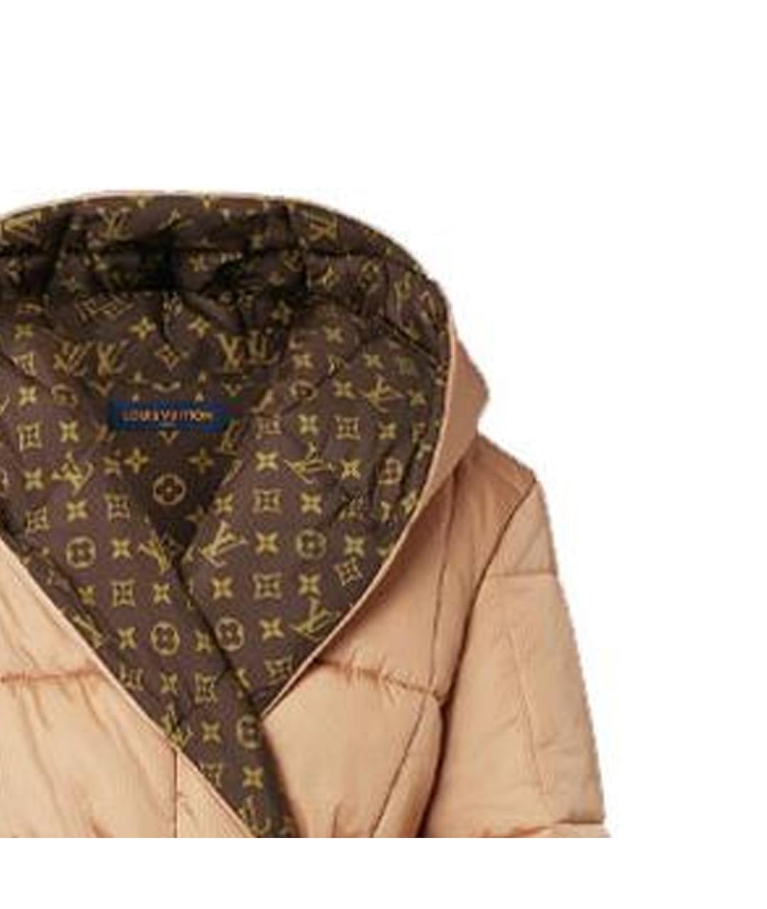 LOUIS VUITTON Бежевый пуховик, фото 4