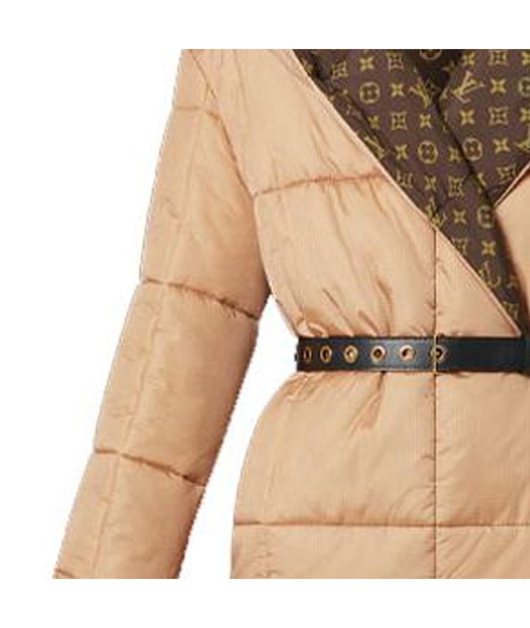 LOUIS VUITTON Бежевый пуховик, фото 5