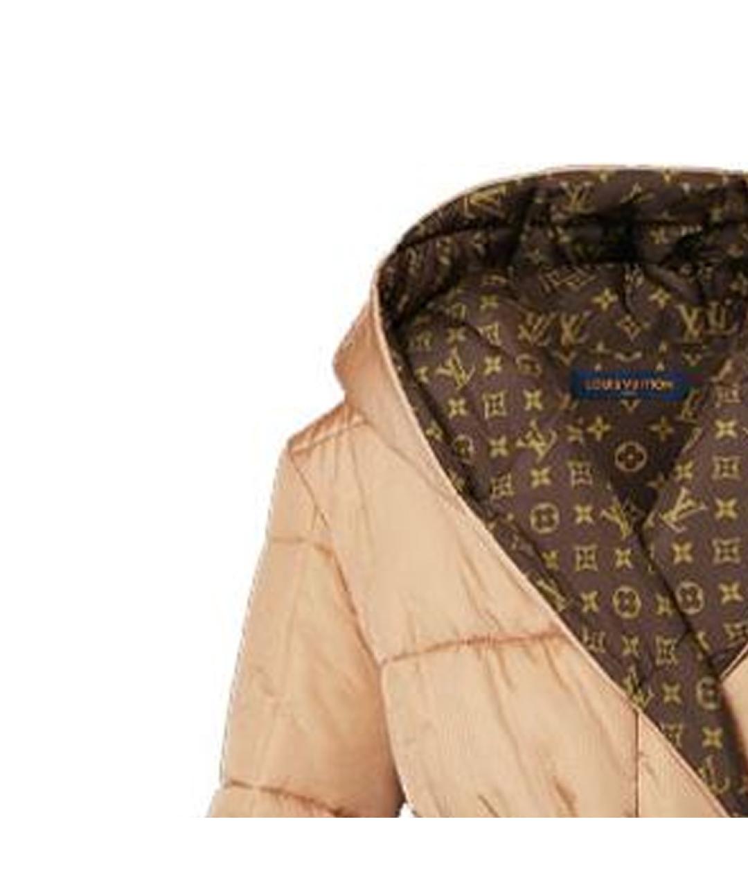 LOUIS VUITTON Бежевый пуховик, фото 3