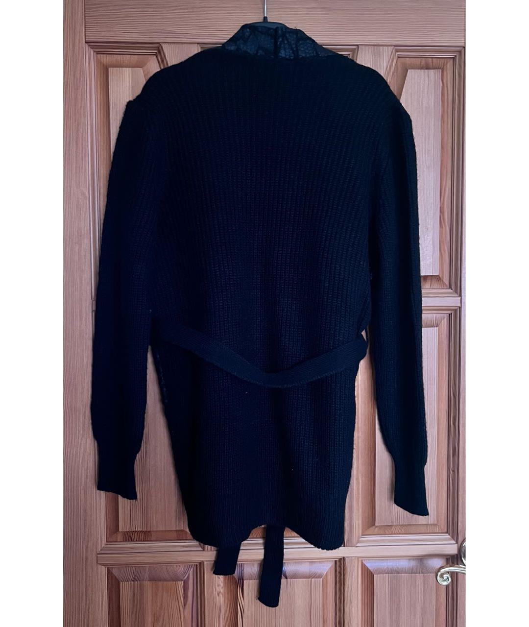 FALCONERI Черный шерстяной кардиган, фото 2