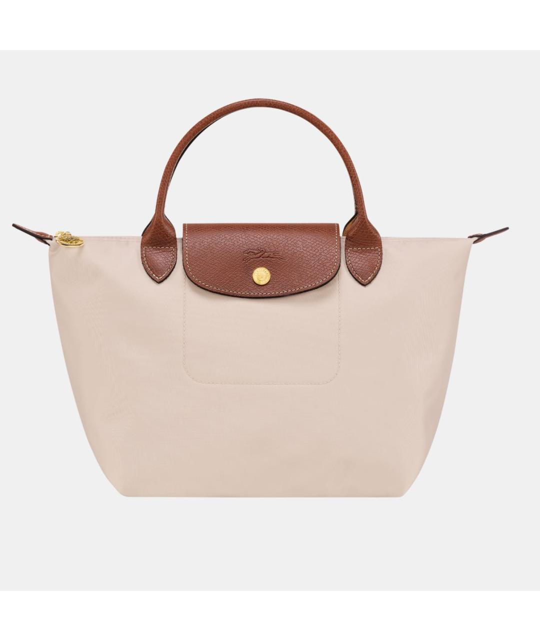 LONGCHAMP Бежевая сумка тоут, фото 9
