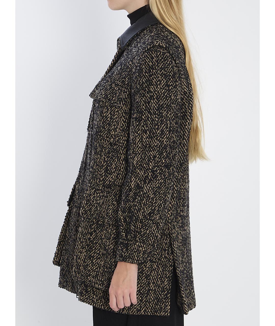 MAX MARA Коричневая шерстяная куртка, фото 4