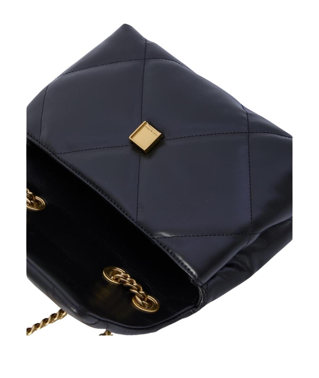 TORY BURCH Черная кожаная сумка через плечо, фото 4