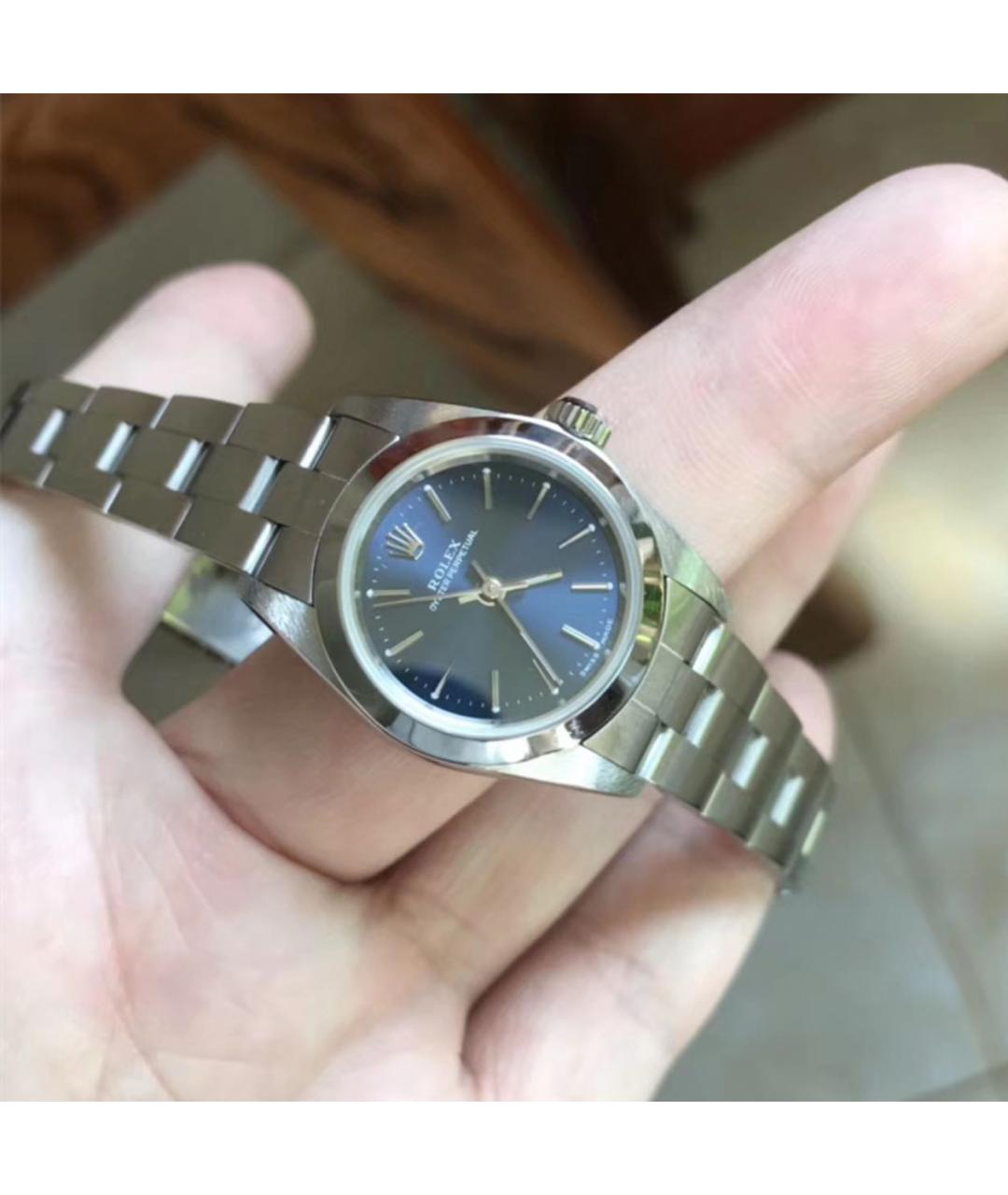 ROLEX Серебряные часы, фото 6