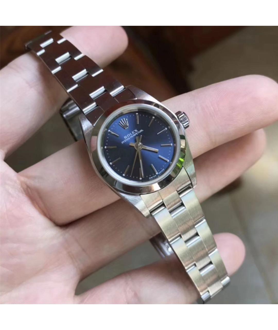 ROLEX Серебряные часы, фото 5