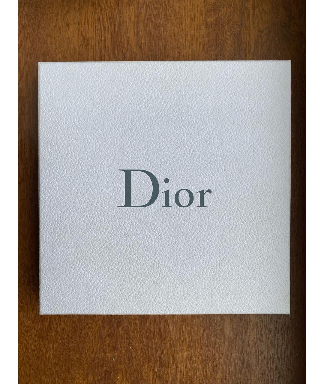 CHRISTIAN DIOR Голубой кашемировый платок, фото 4