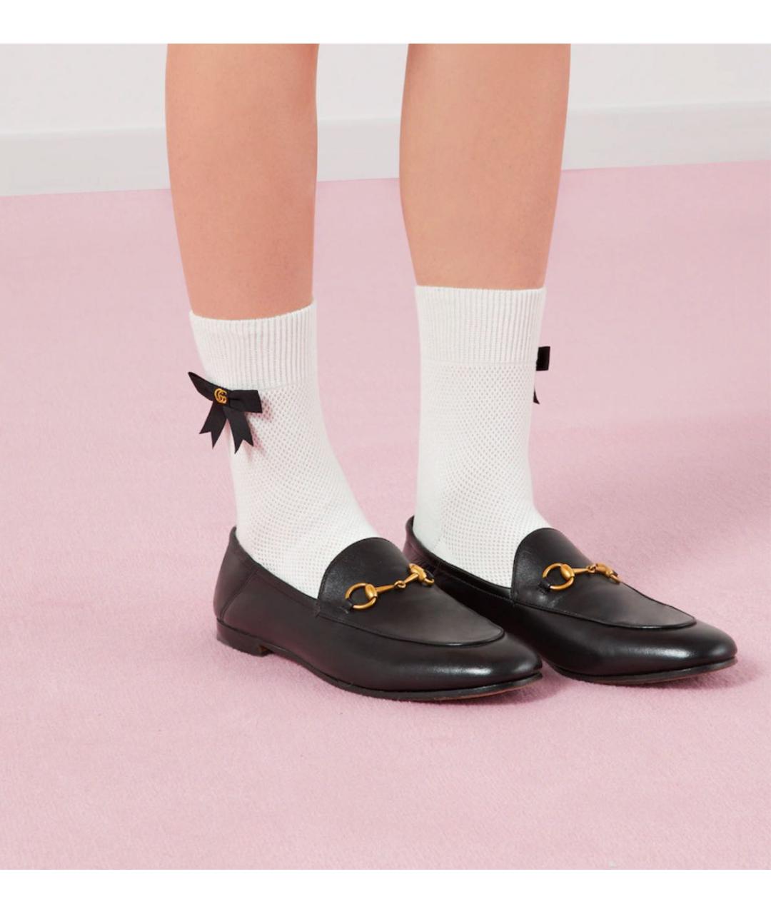 GUCCI Черные кожаные лоферы, фото 3