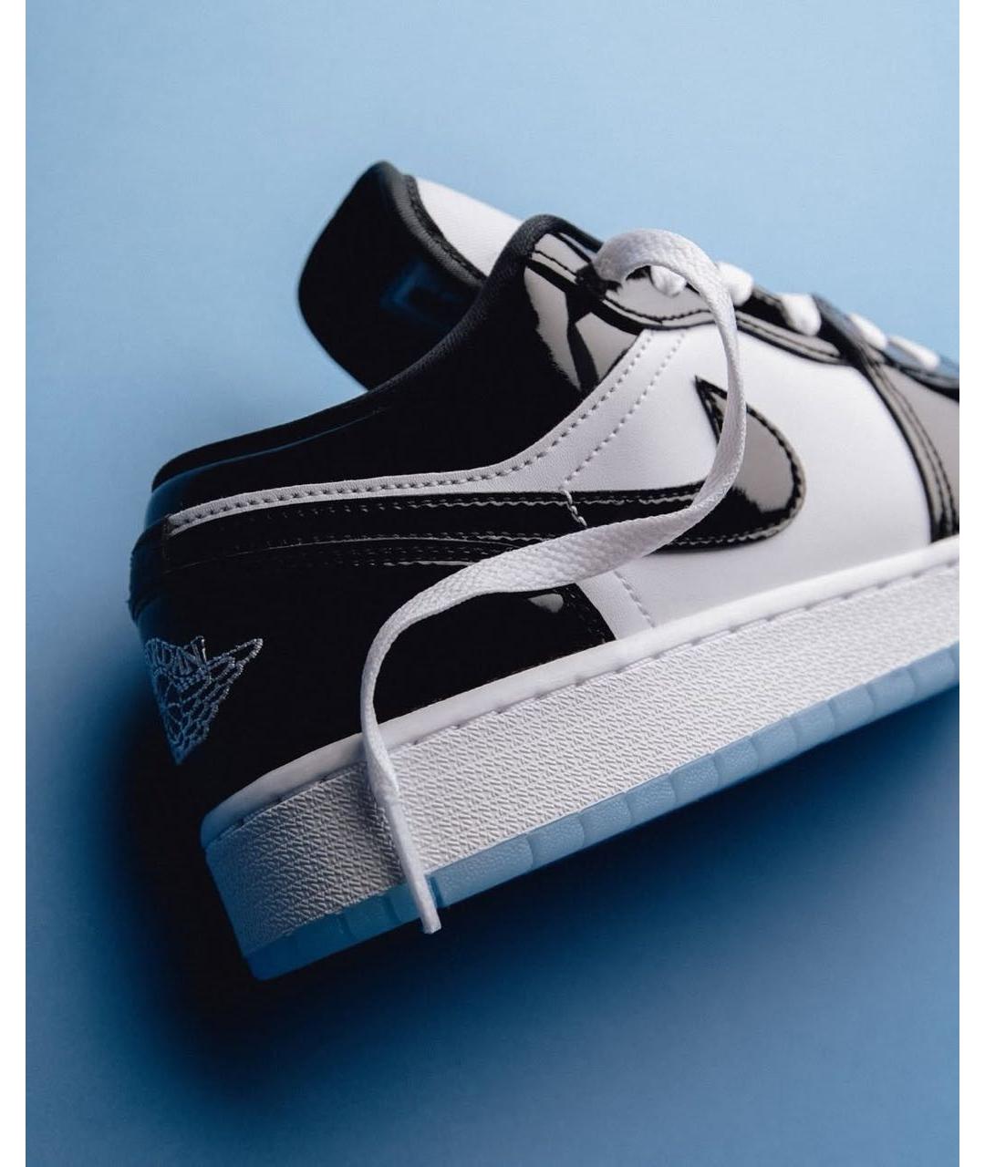 JORDAN Черные кроссовки из лакированной кожи, фото 7