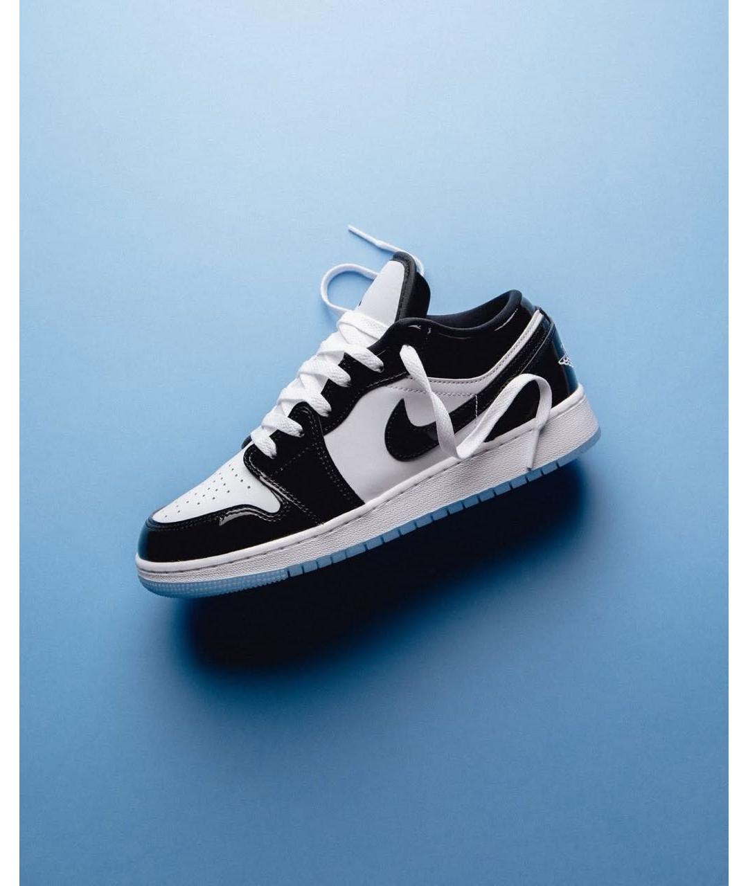 JORDAN Черные кроссовки из лакированной кожи, фото 2