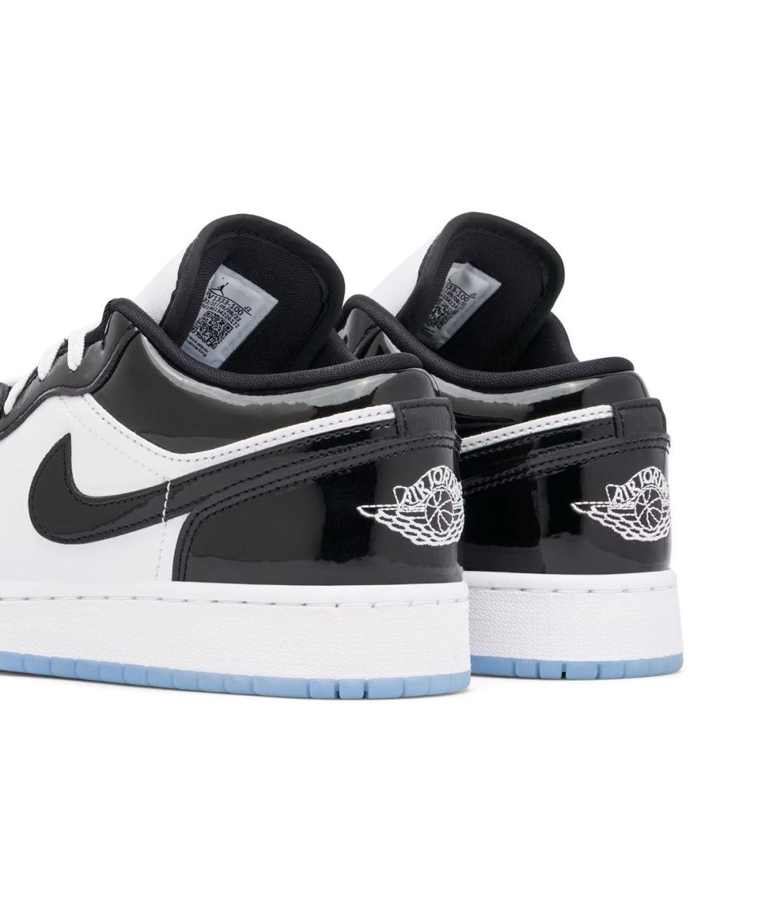 JORDAN Черные кроссовки из лакированной кожи, фото 3