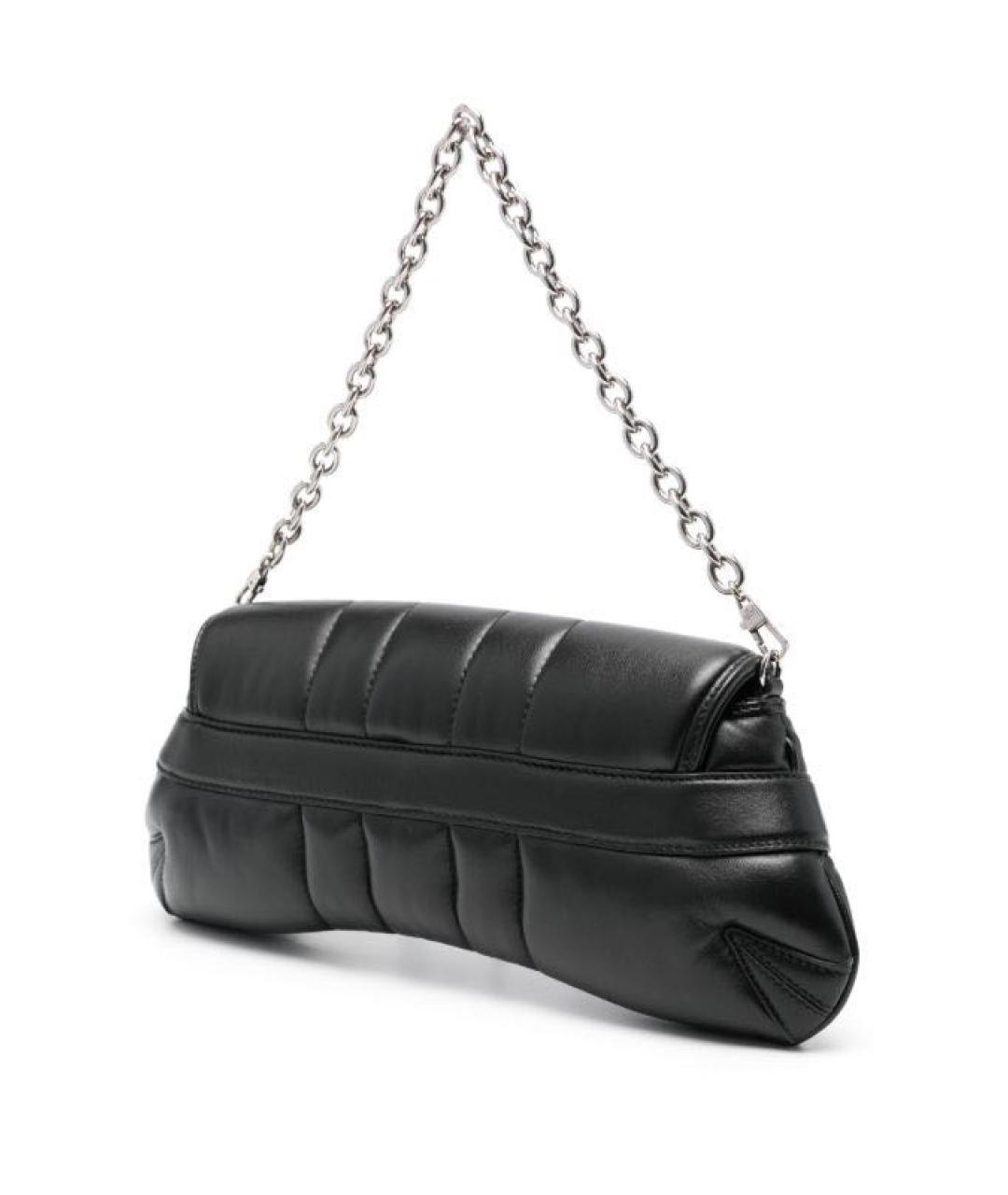 GUCCI Черная кожаная сумка через плечо, фото 3