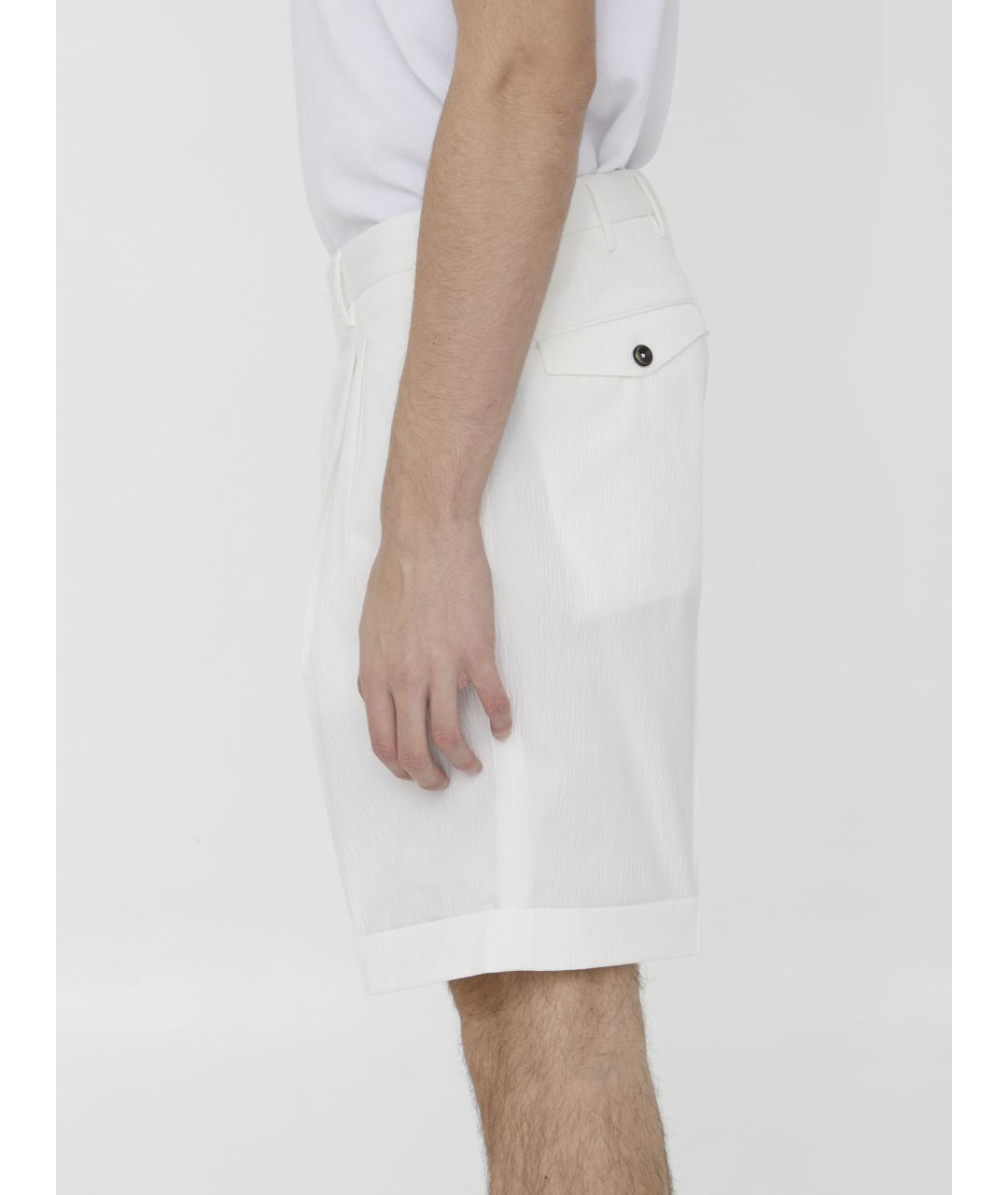 PT TORINO Белые хлопковые шорты, фото 4