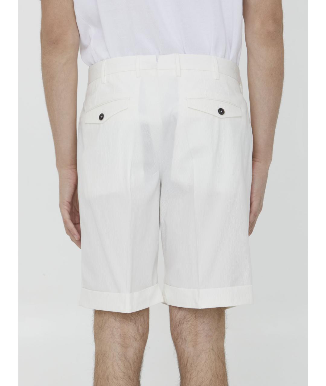 PT TORINO Белые хлопковые шорты, фото 5