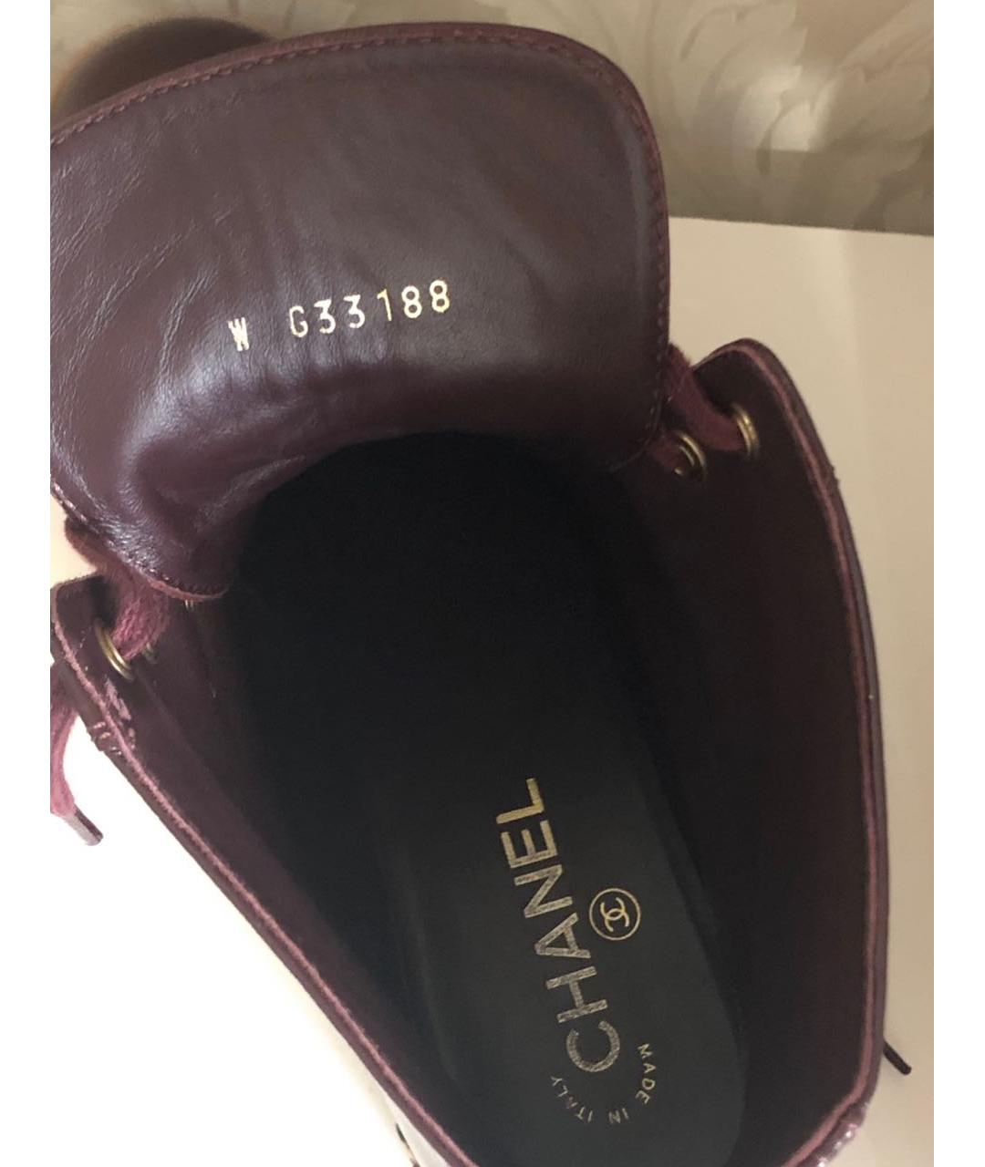CHANEL Кожаные ботинки, фото 5