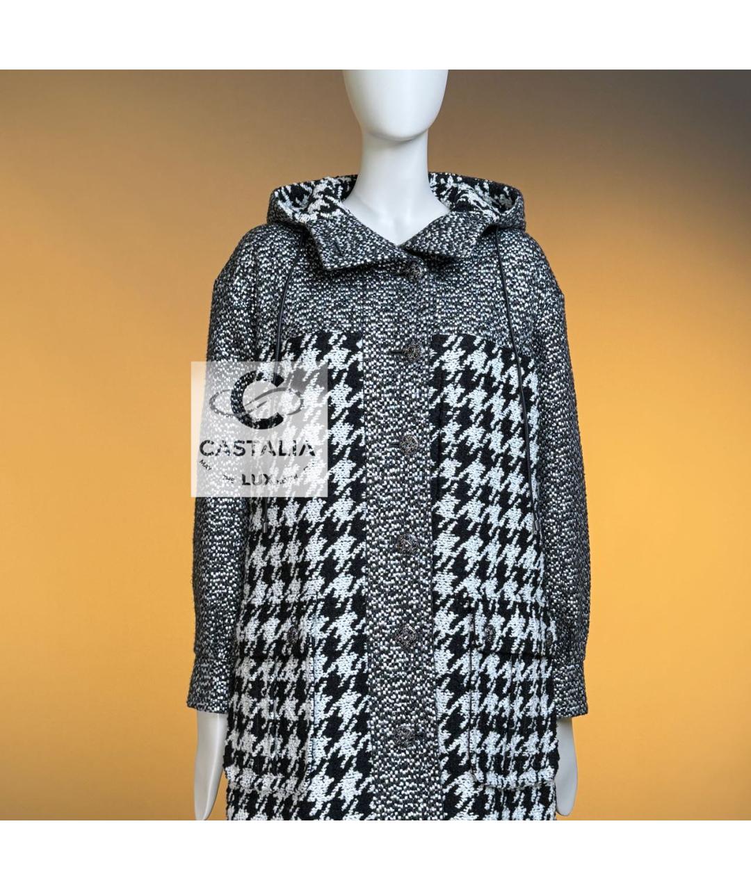 CHANEL Мульти твидовое пальто, фото 4