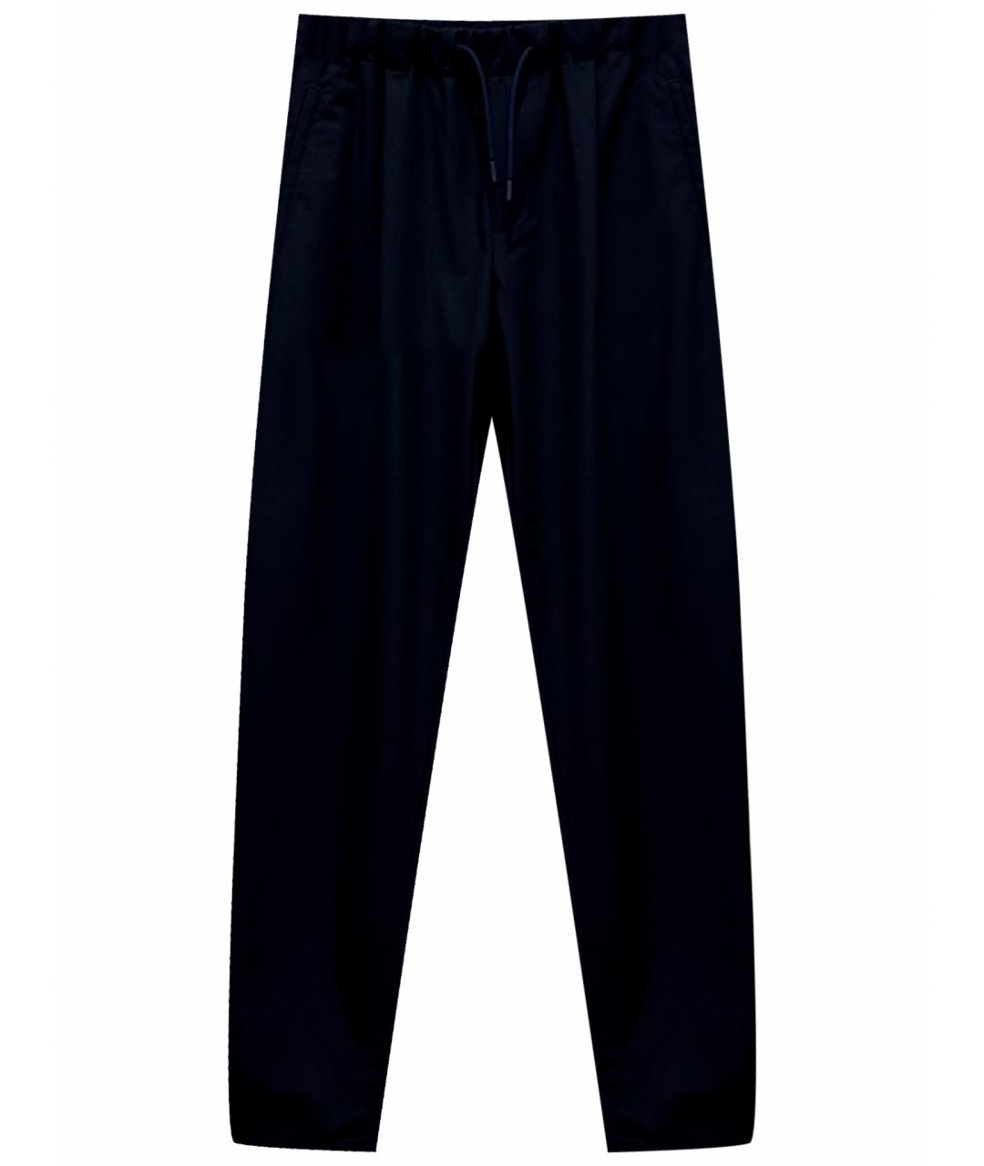 EMPORIO ARMANI Темно-синие вискозные брюки и шорты, фото 1