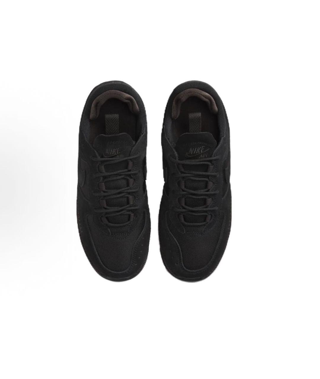 NIKE Черные замшевые низкие кроссовки / кеды, фото 3