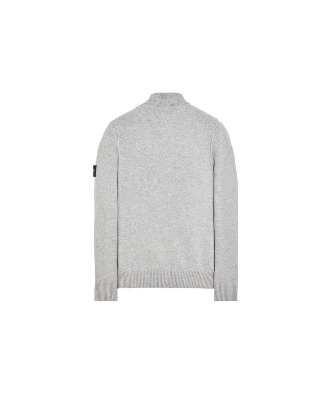 STONE ISLAND Серый кардиган, фото 2