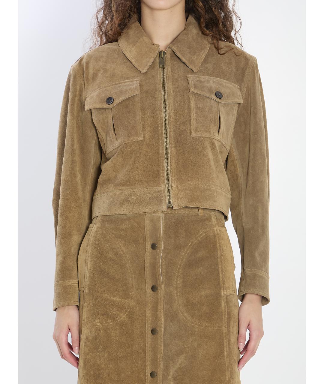 ARMA Зеленая замшевая куртка, фото 2