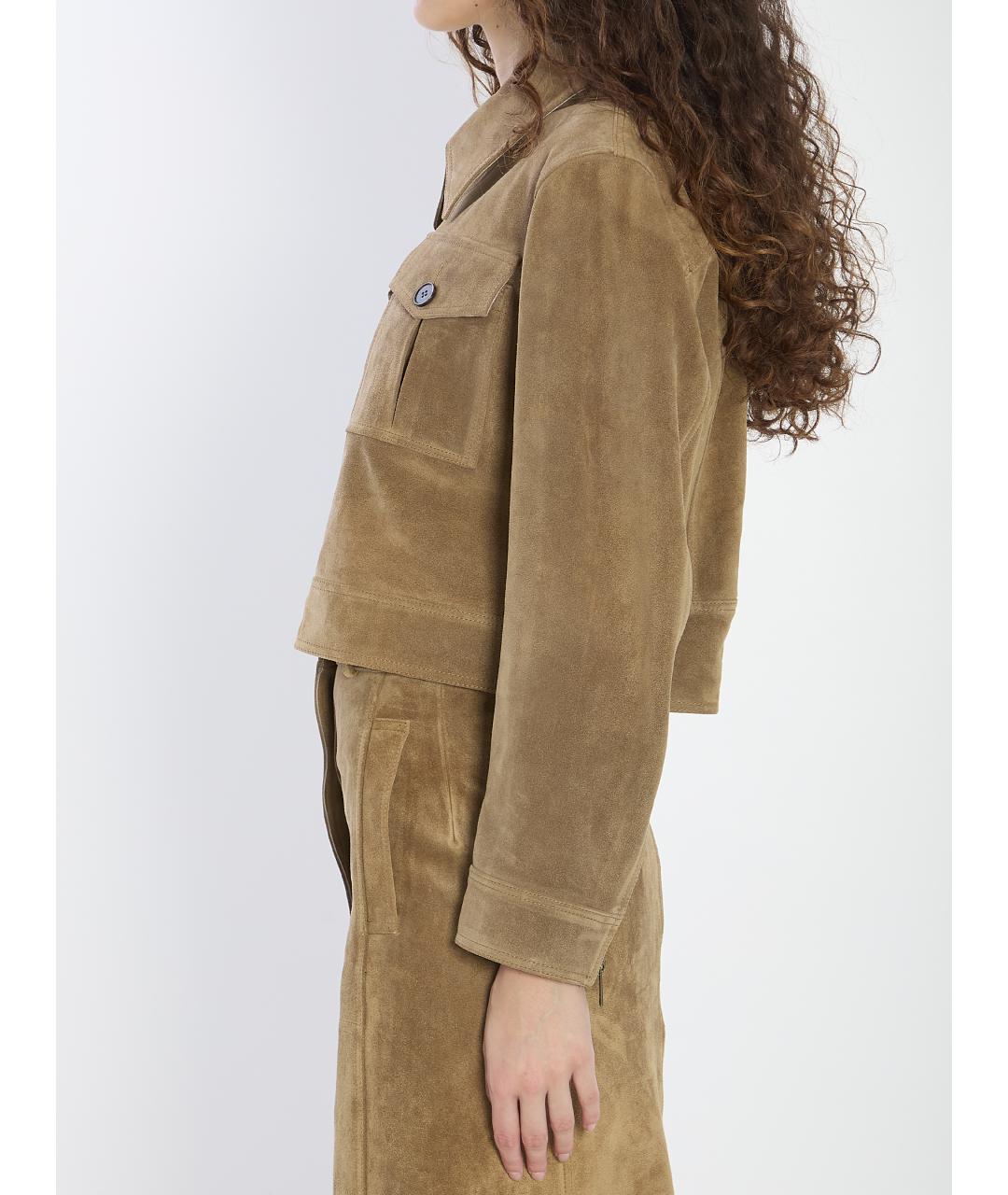 ARMA Зеленая замшевая куртка, фото 4