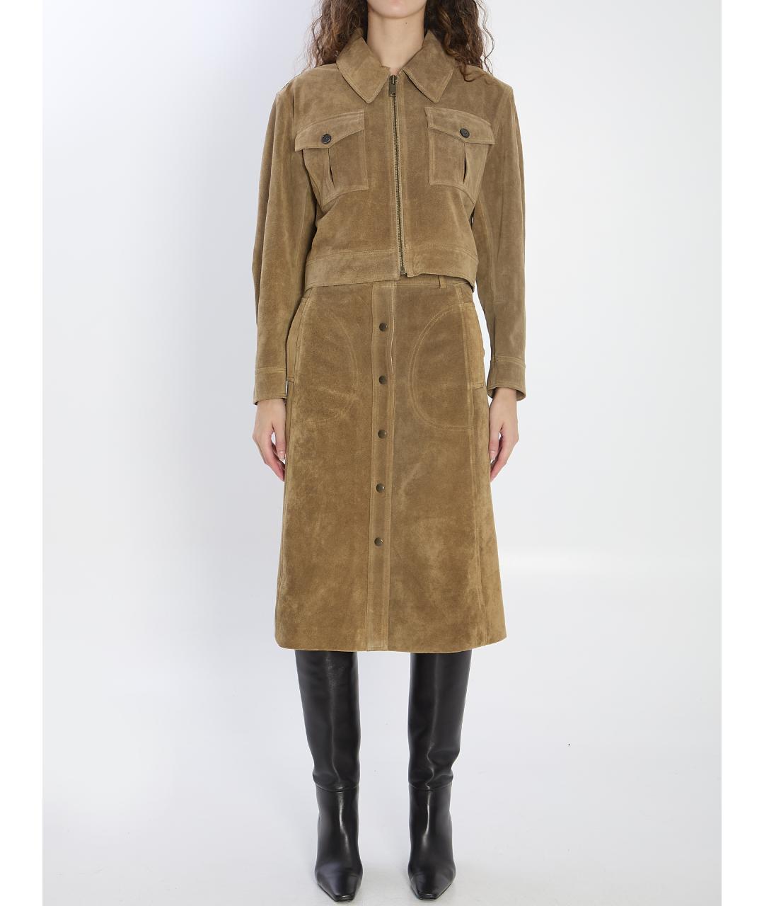 ARMA Зеленая замшевая куртка, фото 6