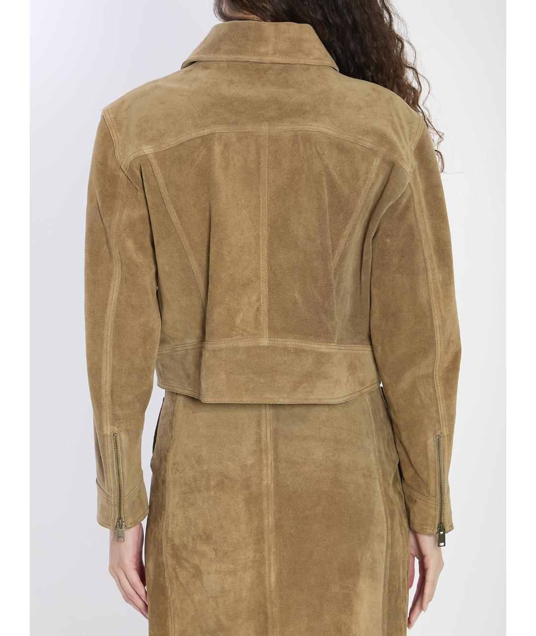 ARMA Зеленая замшевая куртка, фото 5