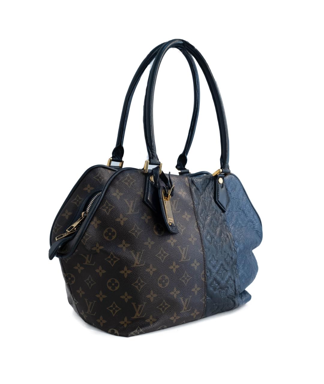 LOUIS VUITTON Коричневая кожаная сумка тоут, фото 2