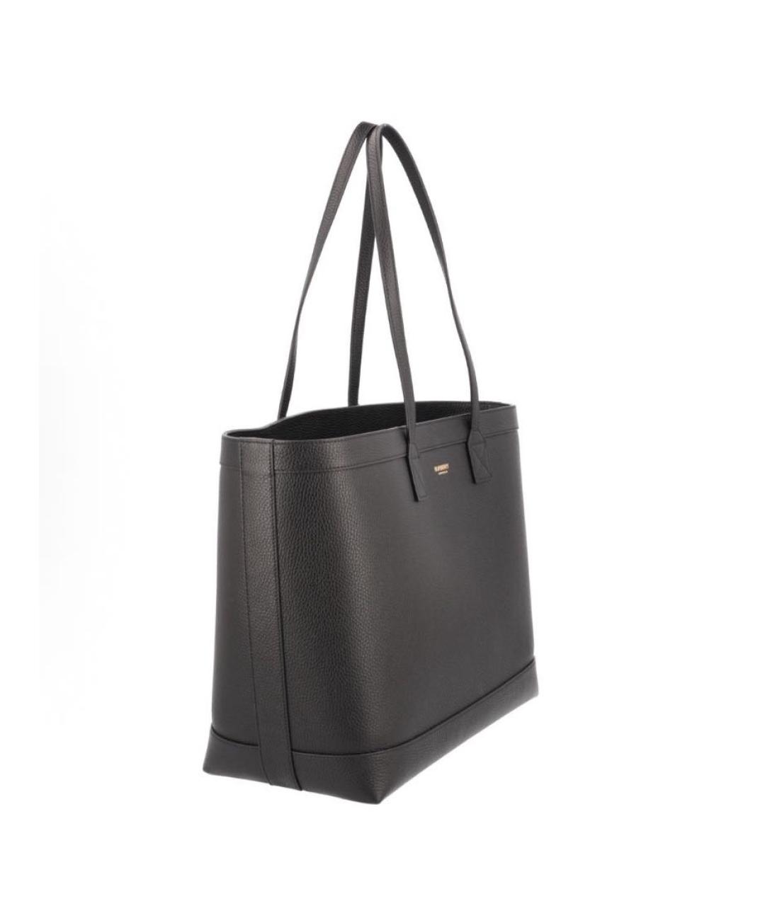 BURBERRY Черная сумка тоут, фото 2