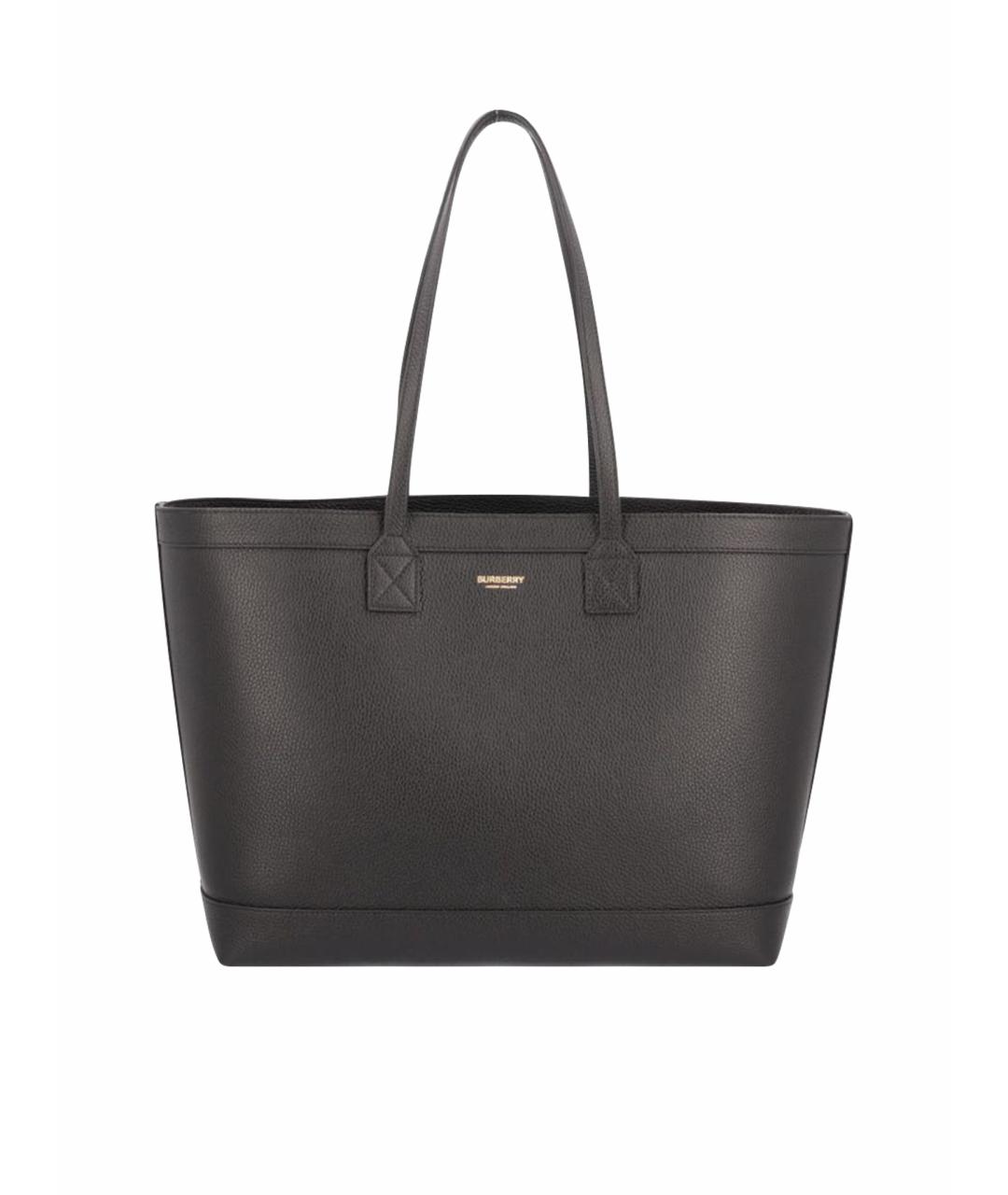 BURBERRY Черная сумка тоут, фото 1