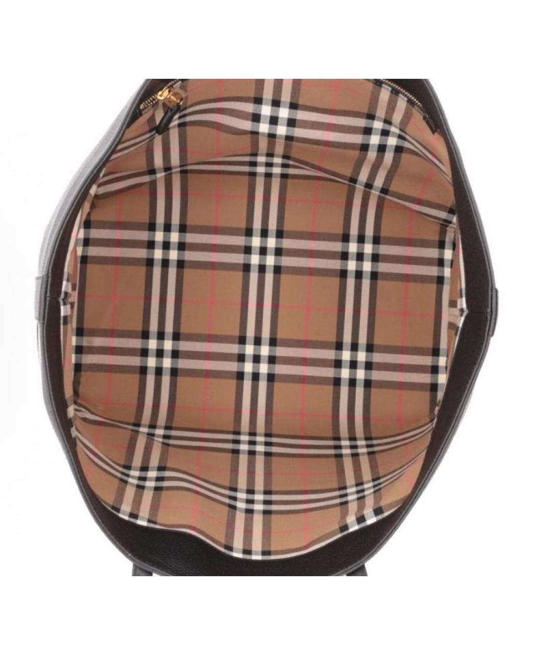 BURBERRY Черная сумка тоут, фото 4