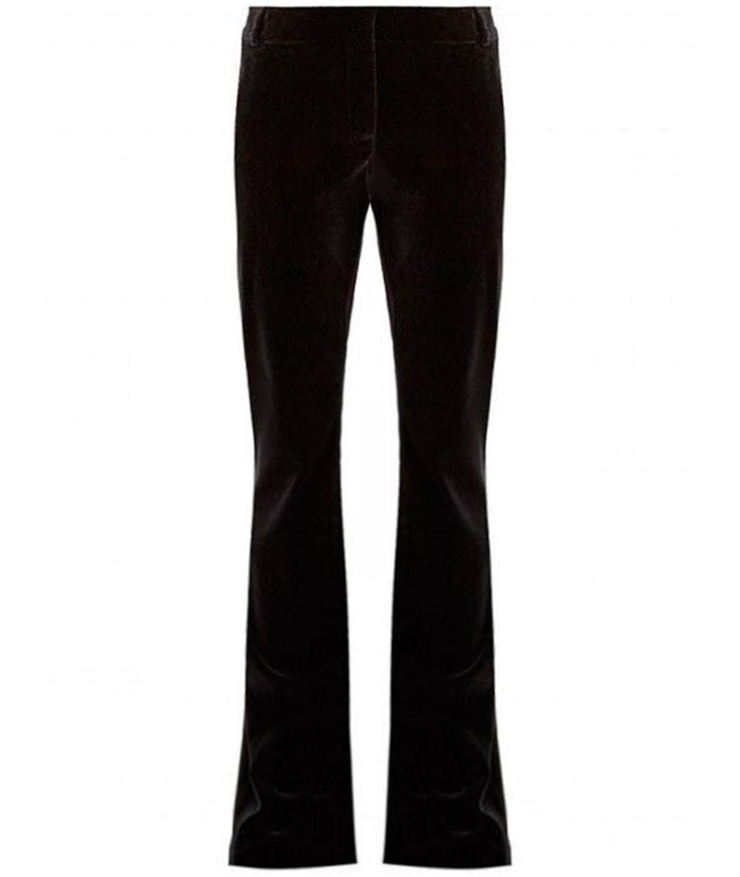 SAINT LAURENT Черные бархатные брюки узкие, фото 1