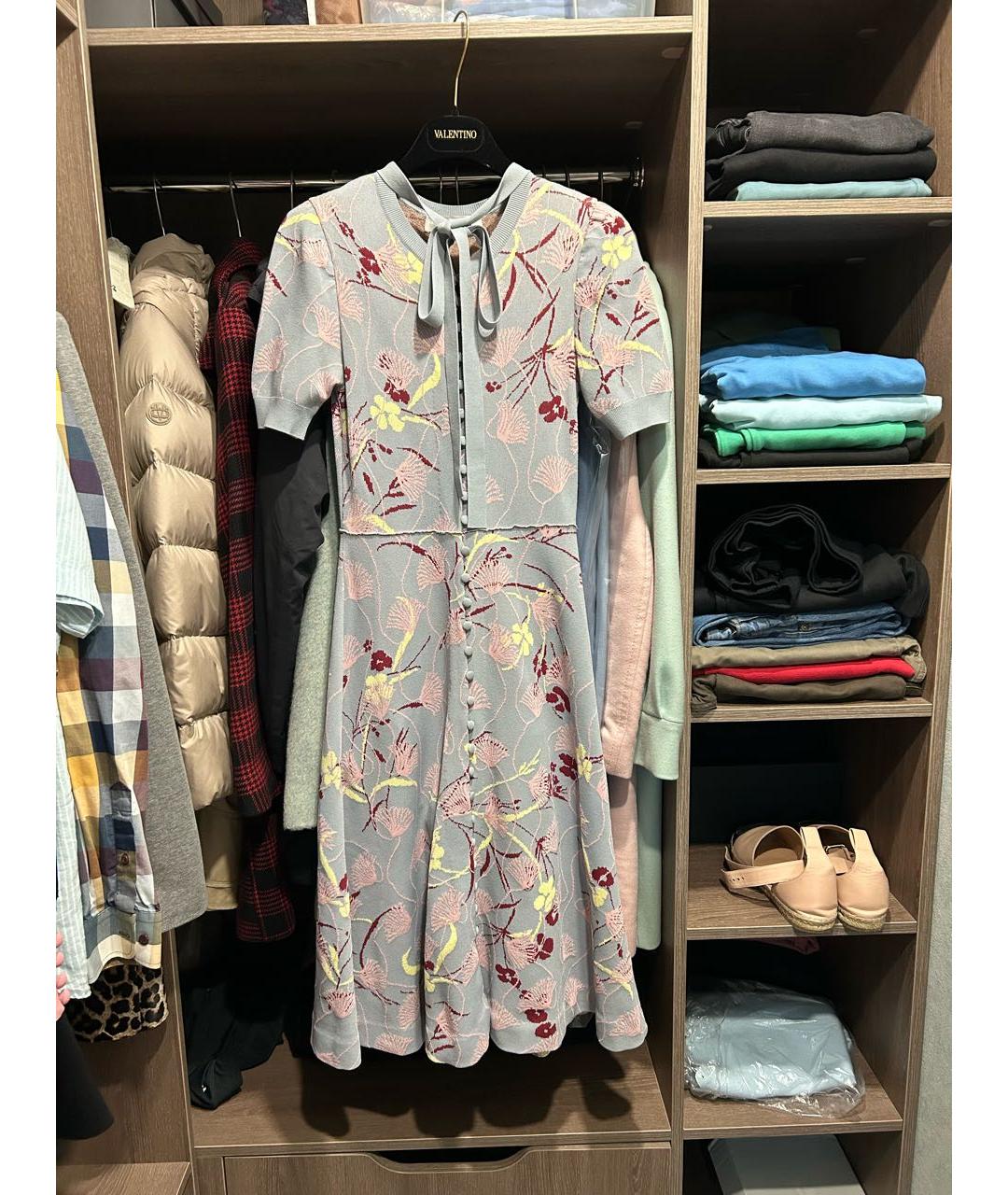 VALENTINO Мульти вискозное повседневное платье, фото 8