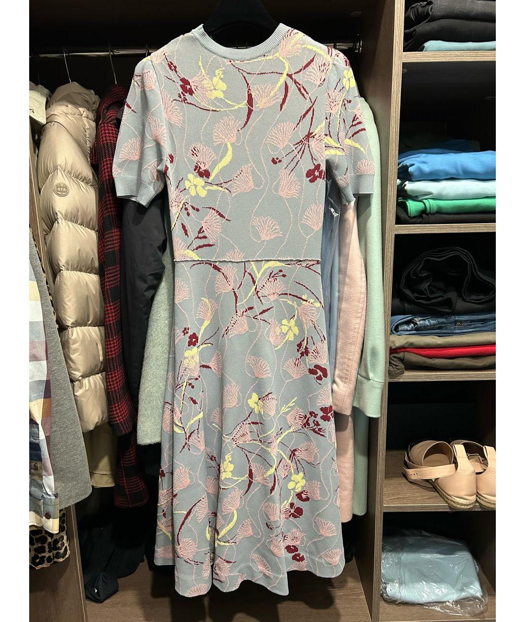 VALENTINO Мульти вискозное повседневное платье, фото 2